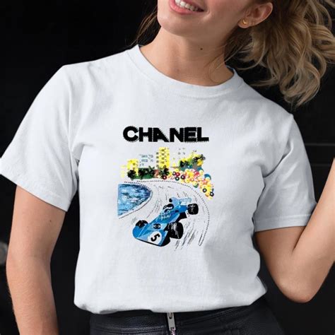 chanel formula 1 shirt cost|chanel's t-shirts.